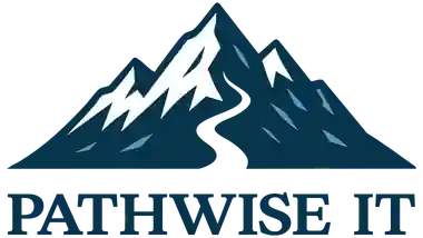 PathWise IT logo, a stylized mountain with the company name
